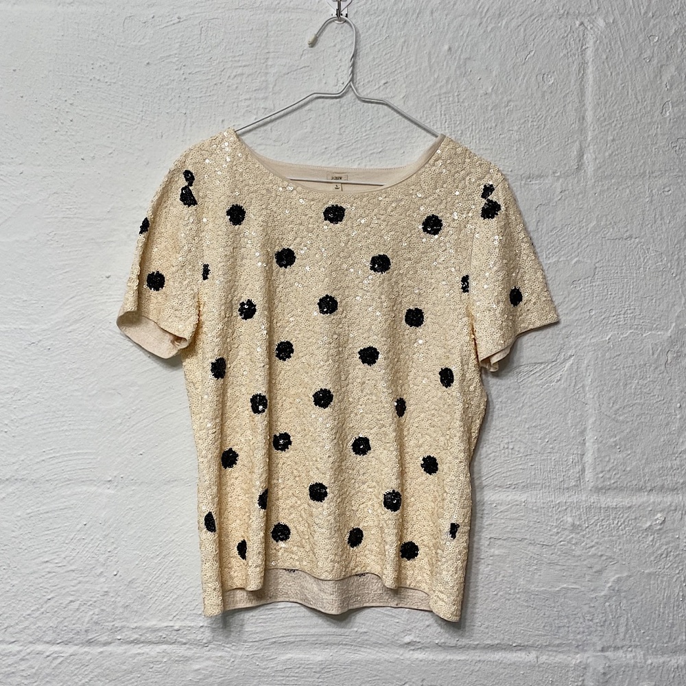 ✨J. Crew Sequined Blouse✨